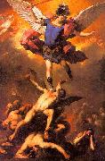  Luca  Giordano The Archangel Michael Flinging the Rebel Angels into the Abyss oil painting picture wholesale